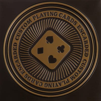 293 Casino Card Faux Tin Ceiling Tile
