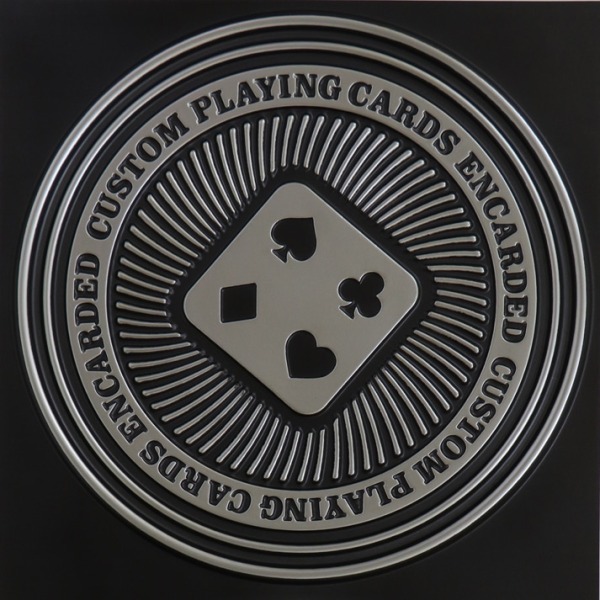 293 Casino Card Faux Tin Ceiling Tile