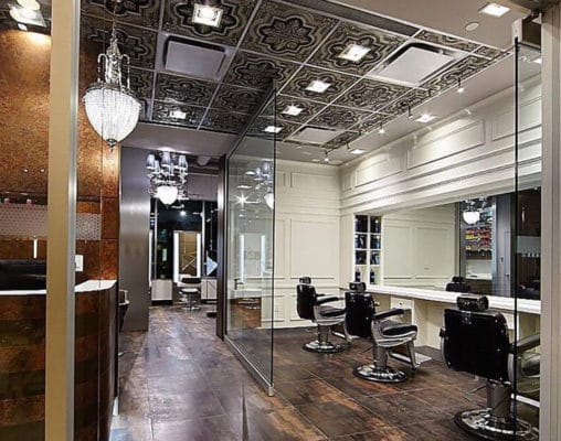 hair salon ceiling tiles