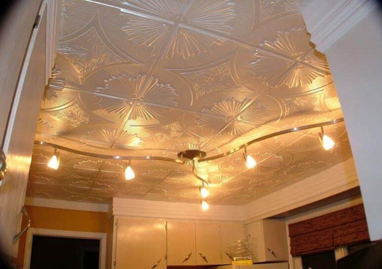 faux tin ceiling tile in Kitchener