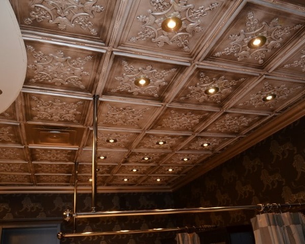 TD07 Faux Tin Ceiling Tile – Antique White – 40% OFF