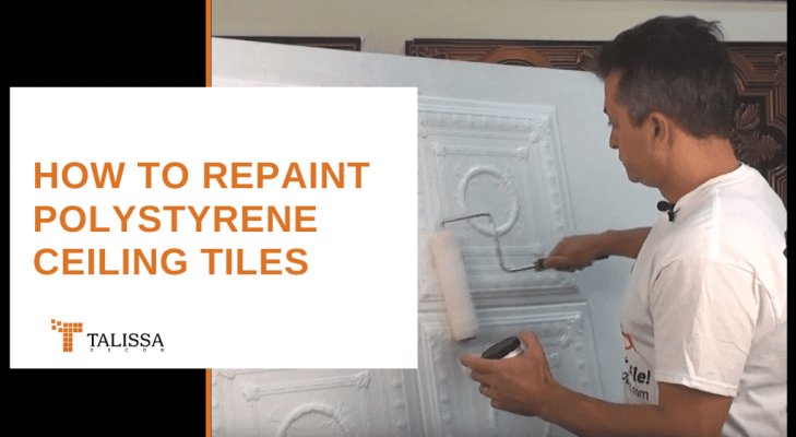 How to Repaint Polystyrene Ceiling Tiles
