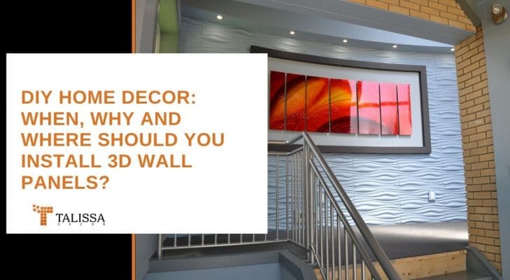 should you install 3d wall panels