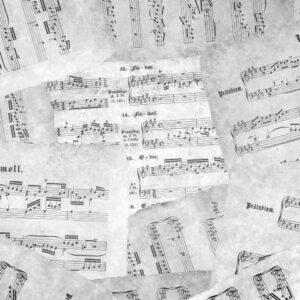 lot of old sheet music