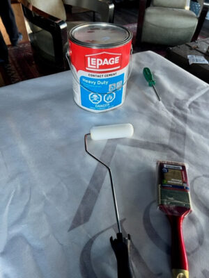 ceiling tile installation glue