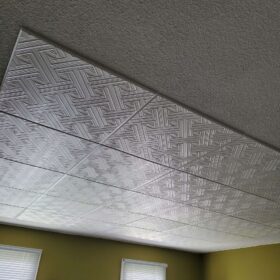 styrofoam ceiing tiles installation burlington