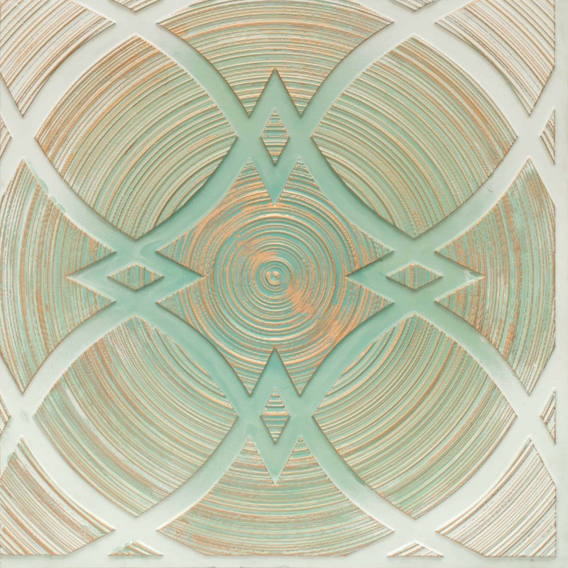 147 Abstract Patterned Faux Tin Ceiling Tile