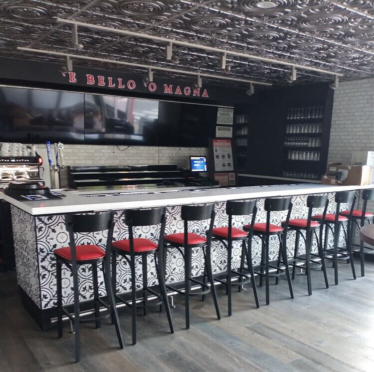 ceiling tile installation for staten island restaurant