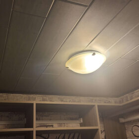 ceiling plank installation project