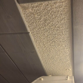 glue up styrofoam ceiling planks