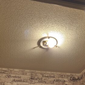 styrofoam ceiling plank installation