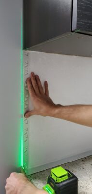 backsplash stone veneer installation