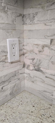 stone veneer backsplash installation north york