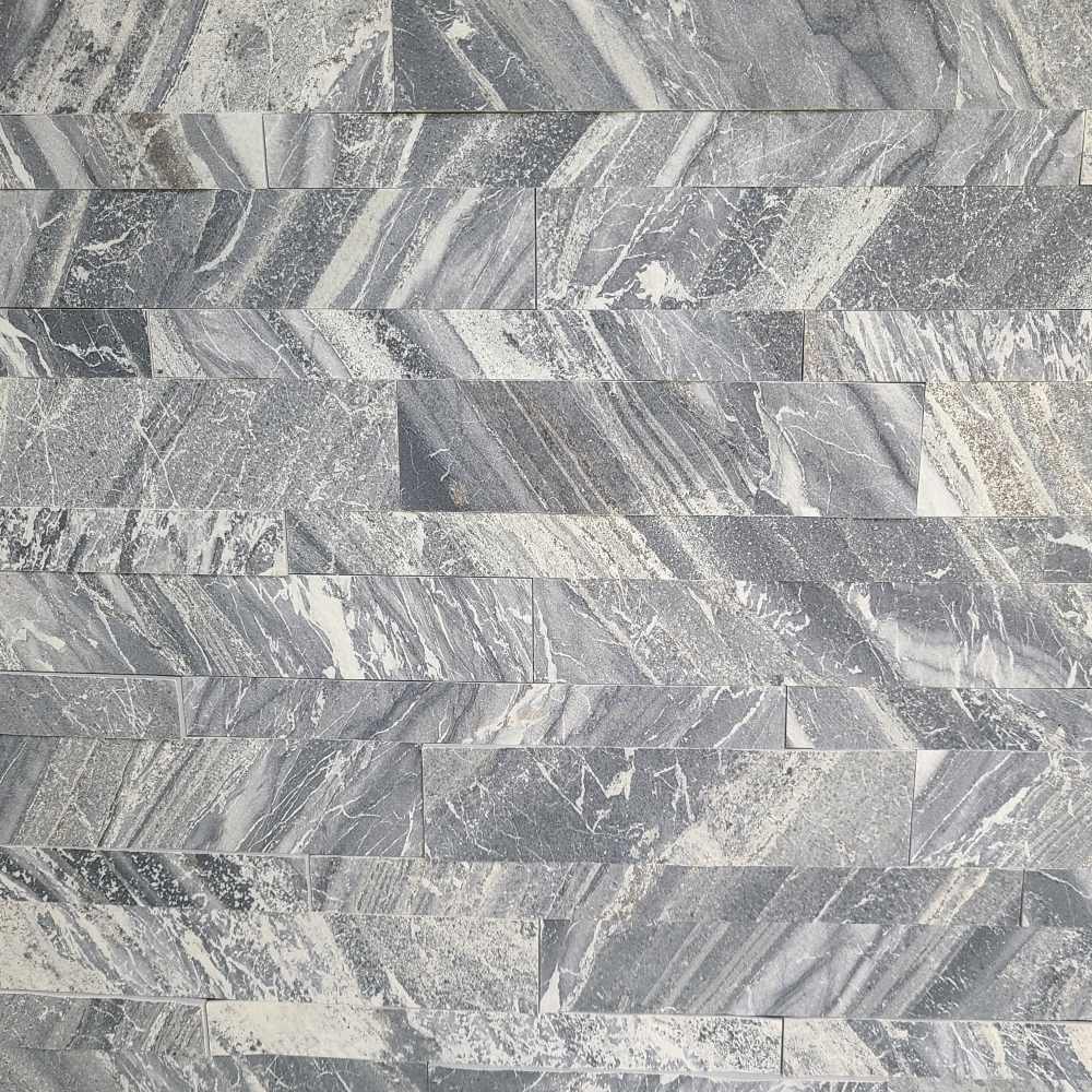 Ashy Snow peel and stick stone veneer panels (2)
