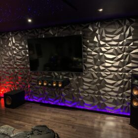 home theatre wall panel installation toronto