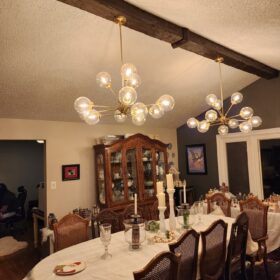maryland faux wood beam installation