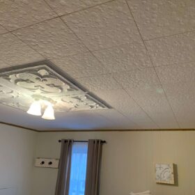 transforming bedroom ceiling in selkirk