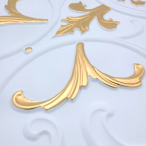 204 White Matt Gold 4