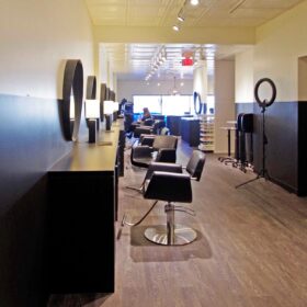 ceiling tile installation for oregon salon
