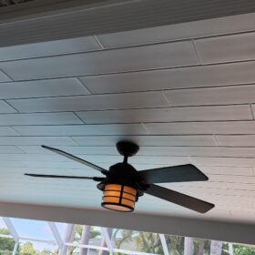 ceiling plank for porch installation