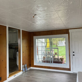 installing styrofoam ceiling tiles in ohio home