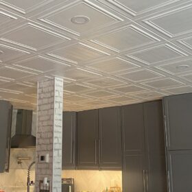 installing styrofoam ceiling tiles in toronto condo