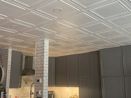 installing styrofoam ceiling tiles in toronto condo