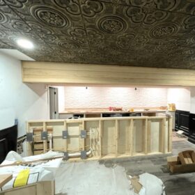 ceiling tiles in basement installation