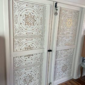 ceiling tiles used for door