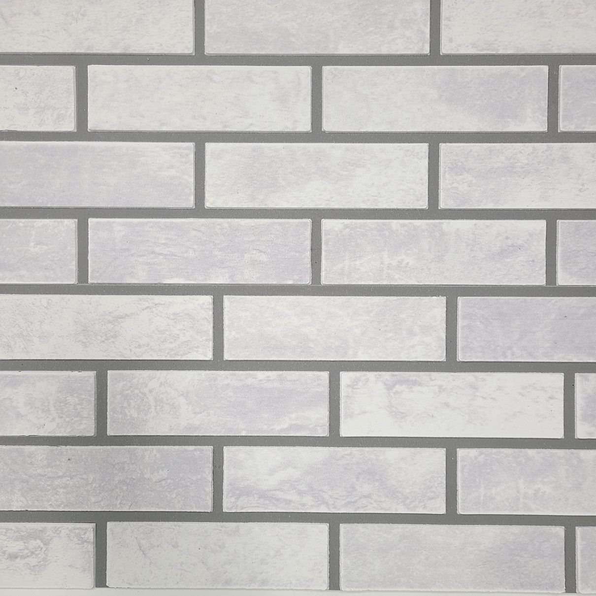 faux brick wall panel grey