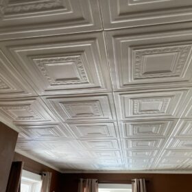 installing styrofoam ceiling tiles over popcorn ceiling