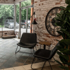 photo studio wall mural installation ontario