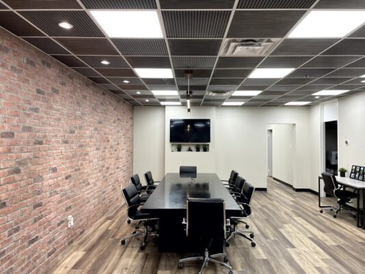 enhancing office space with ceiling tiles