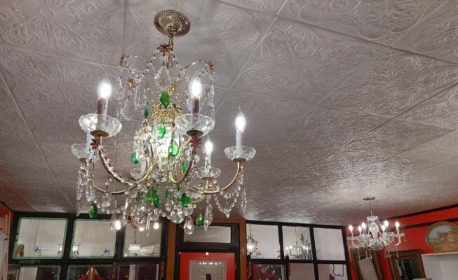 using ceiling tiles in living room
