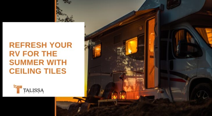 refresh your rv for the summer with ceiling tiles