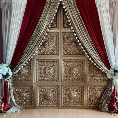 ceiling tile diy wedding decor photo area