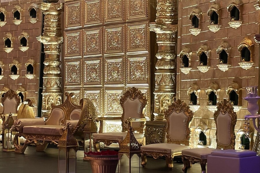 ceiling tiles used for diy wedding decor