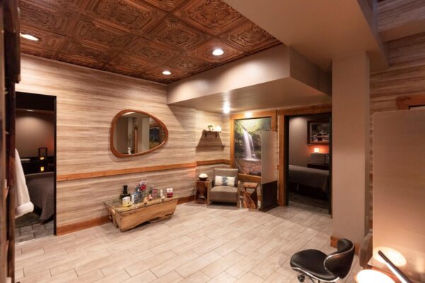 spa amazes after ceiling tile installation