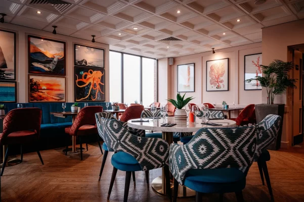 uk bar installs white ceiling tiles
