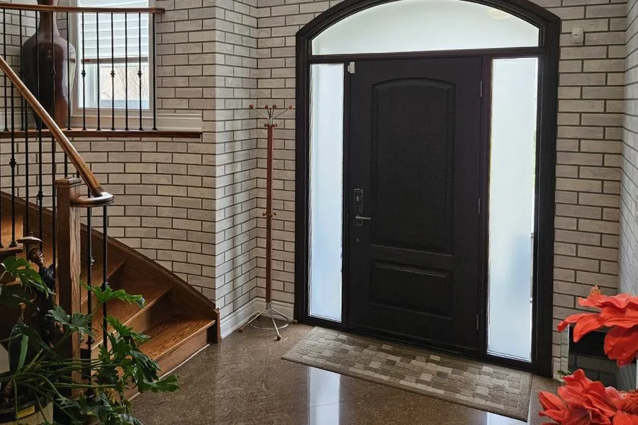 installing faux brick panels for a chic look