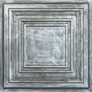 TD05 Vintage Silver Faux Tin Ceiling Tiles (1)