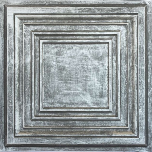 TD05 Vintage Silver Faux Tin Ceiling Tiles (1)