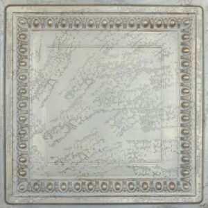 TD06 Champagne Faux Tin Glue up Ceiling Tile (1)
