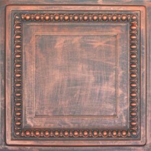 TD06 Champagne Faux Tin Glue up Ceiling Tile (1)