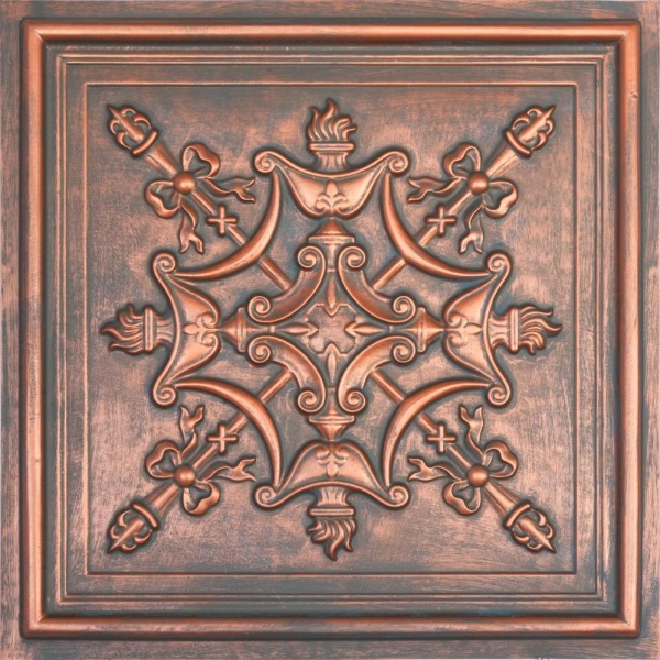 TD07 Rustic Copper Ceiling Tiles (1)