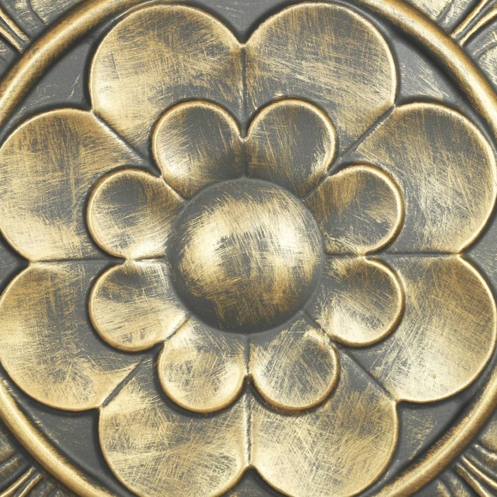 TD08 Ancient Gold Faux Tin Ceiling Tile (6)