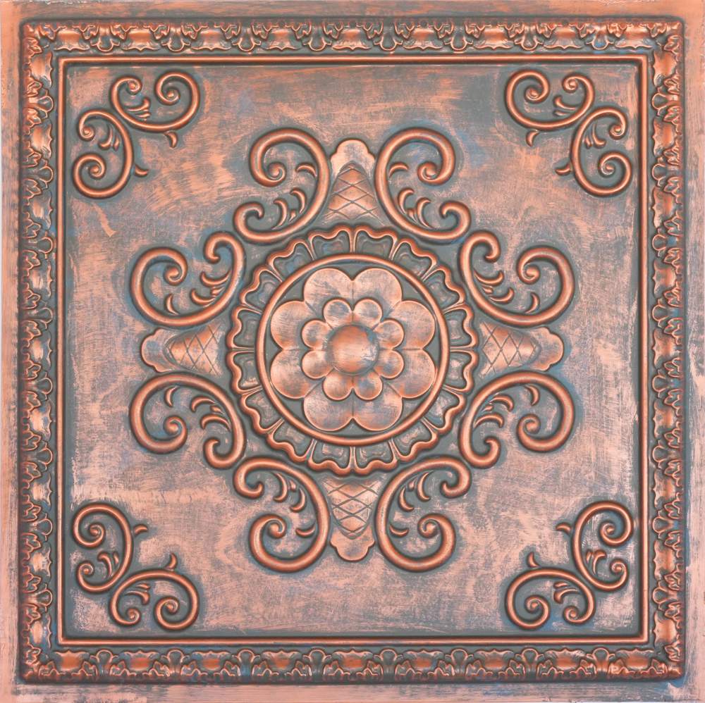TD08 Rustic Copper Ceiling Tile (1)