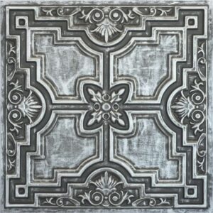 TD16 Vintage Silver PVC Ceiling Tiles (10)