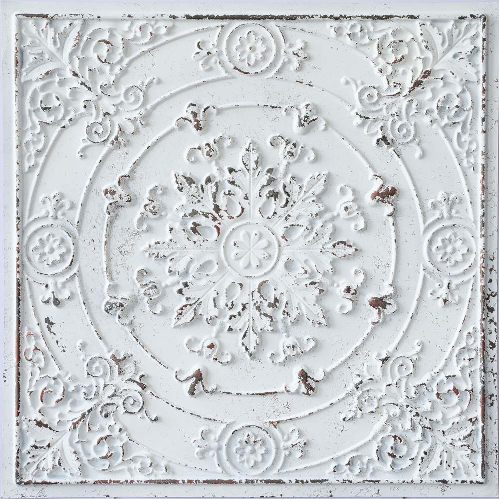TD18 Shabby Chic Faux Tin Ceiling Tiles (1)
