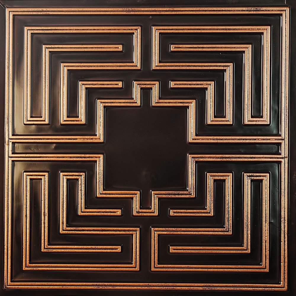 TD25 Vintage Copper Decorative Ceiling Tiles (1)